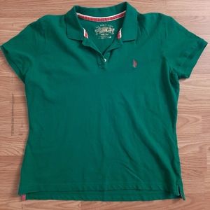Green and Pink Polo Size XL